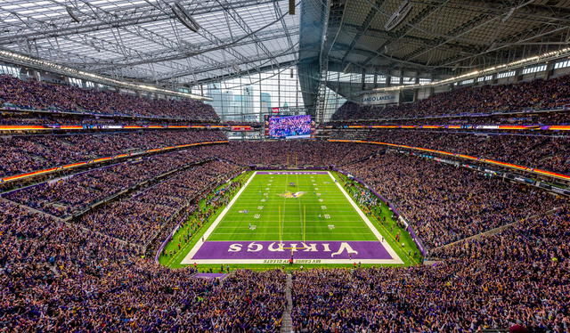 El U. S. Bank Stadium está ubicado en la ciudad de Minneapolis. Foto: Minnesota Vikings 