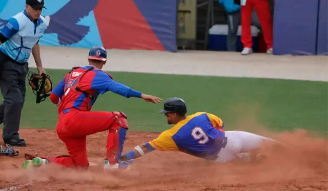 Cuba no pudo contener la arremetida venezolana en los dos primeros innings. Foto: Comité Olímpico Venezolano   