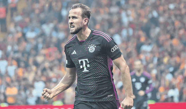  Rinde. Kane lleva 11 goles con el Bayern en la temporada. Foto: EFE    