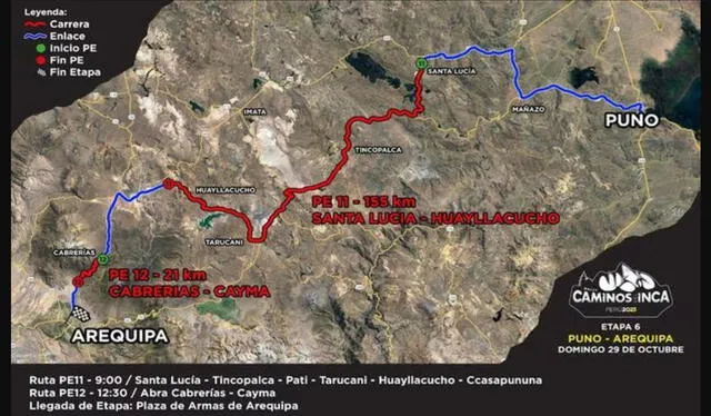  Etapa 6 del Rally Caminos del Inca 2023. Foto: difusión