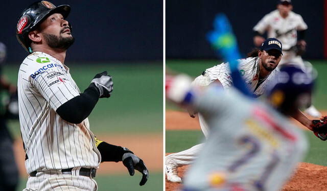 Los Leones del Caracas obtuvieron una victoria valiosa sobre los Navegantes. Foto: composición LR / LVBP   