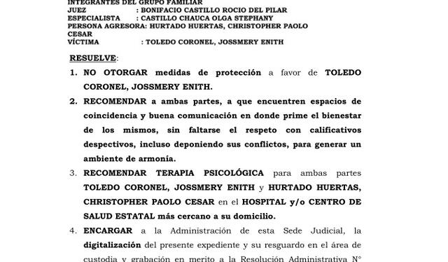 Documento oficial de la Corte Superior de Justicia de Lima Este. Foto: captura de Twitter   