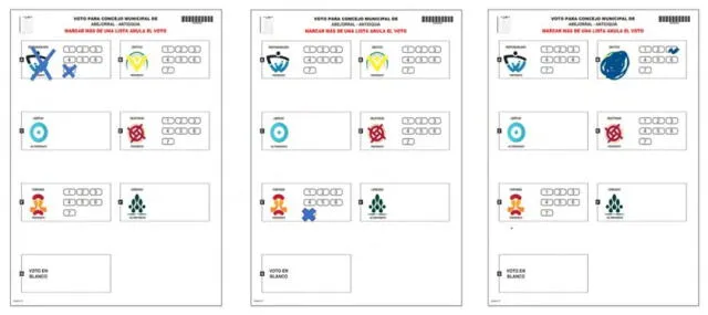  Así luce un voto válido preferente en los tarjetones para concejales, diputados y ediles. Foto: Canal Institucional    