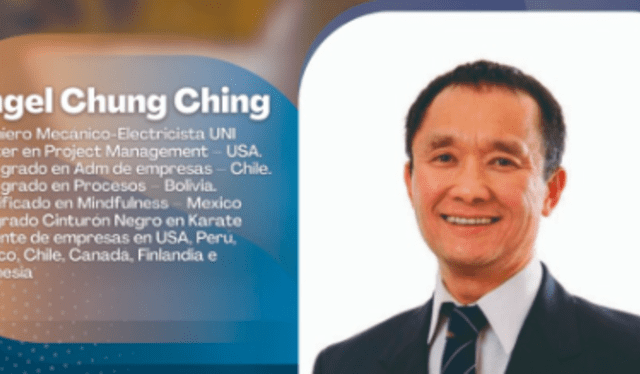 Además de trabajar en empresas mineras, Ángel Chung ofrece conferencias por todo el mundo. Foto: UNI deportes    