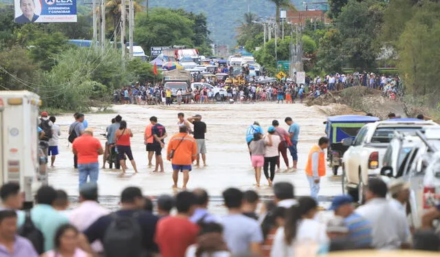  Las lluvias intensas ocasionan desborde de ríos y quebradas. Foto: Clinton Medina/ La República    