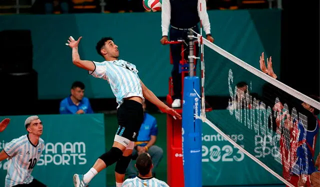 Argentina debutó con un contundente 3-0 sobre Puerto Rico. Foto: FeVa   