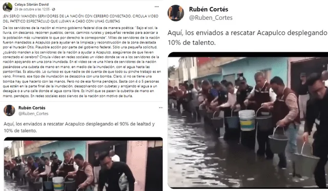  Publicaciones en redes sociales relacionaron un video antiguo con un desastre reciente. Foto: captura Facebook   