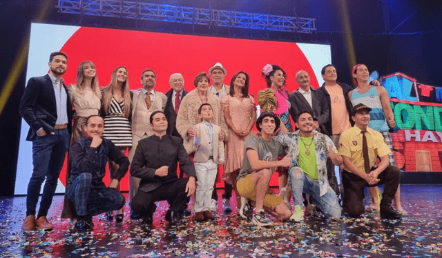 Elenco de la temporada 10 de 'Al fondo hay sitio'. Foto: La República   