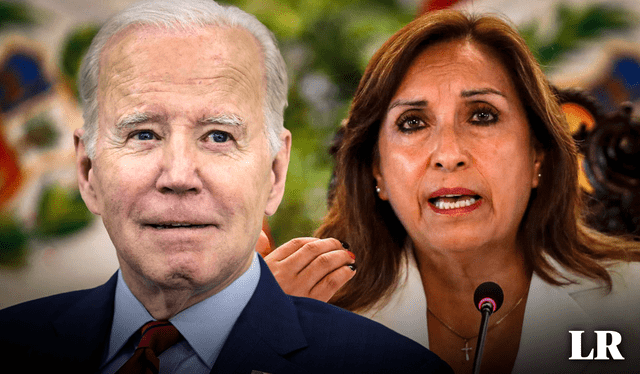 Joe Biden y Dina Boluarte nunca se reunieron. Foto: composición LR   