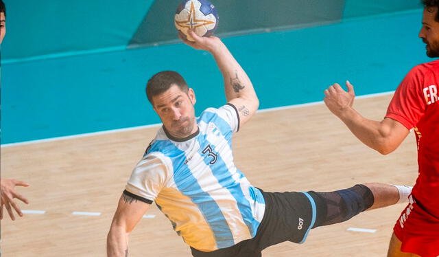 Argentina se impuso 33-26 a Chile en la semifinal del handball de los Juegos Panamericanos 2023. Foto: CAH   