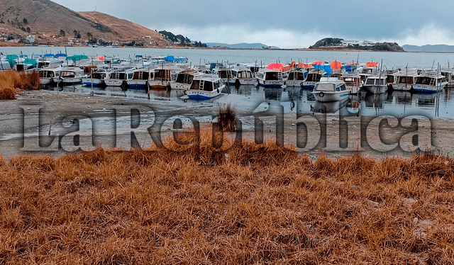 Las condiciones del lago Titicaca afectan al altiplano puneño y boliviano. Foto: La República    