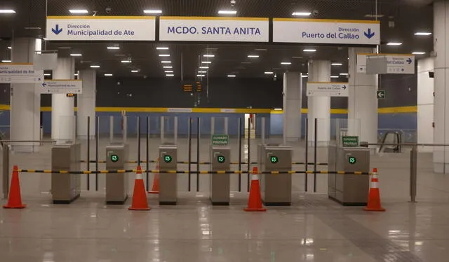 Línea 2 del Metro de Lima. Foto: Andina   