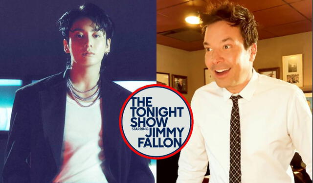 Jungkook estará en el programa de Jimmy Fallon. Foto: composición LR/BIGHIT MUSIC/NBC   