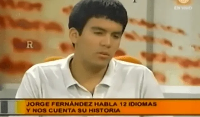 Jorge Fernández empezó a estudiar francés tras ser castigado por su mamá. Foto: América TV    