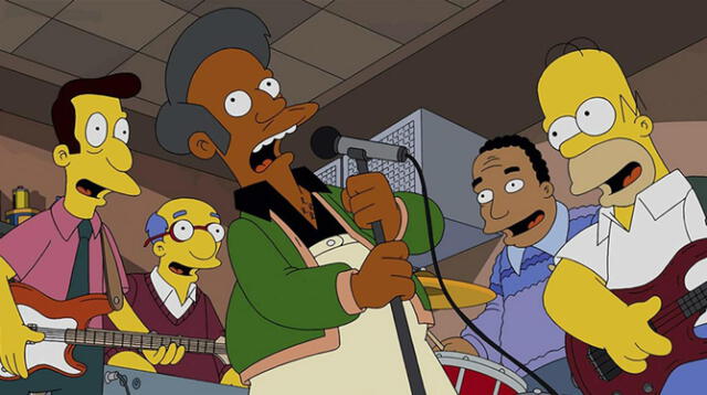 Apu trabaja en una tienda, tenía su esposa y muchos bebés. Foto: 'Los Simpson'   
