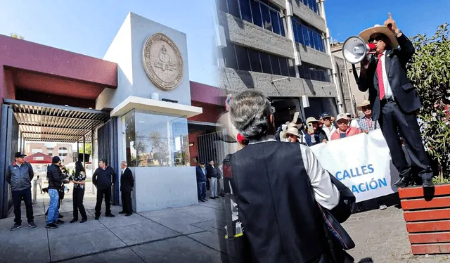  Sindicato Único de Docentes de la UNSA (Sudunsa) acata una huelga nacional indefinida. Foto: Frase Corta/ CID Noticias   