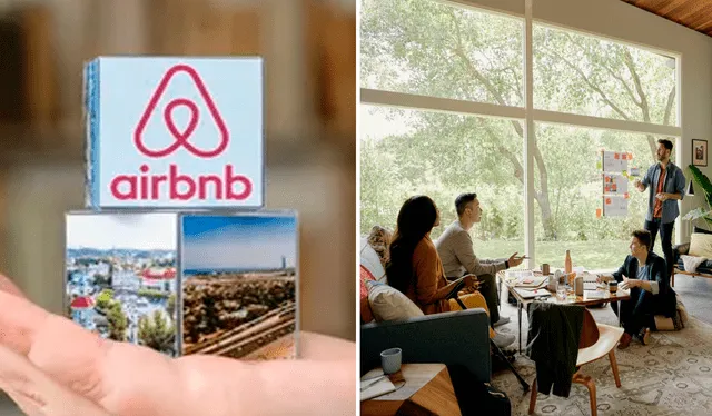  Airbnb es un aplicativo por el cual puedes alquilar un departamento. Foto: composición LR   