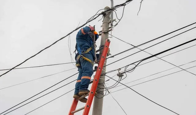  Enosa realiza trabajos de mantenimiento. Foto: Enosa    