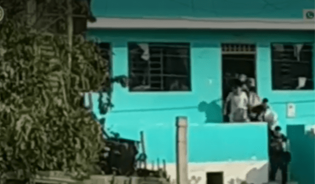 Internos escapan en San Juan de Lurigancho. Foto: captura de 'América TV'   