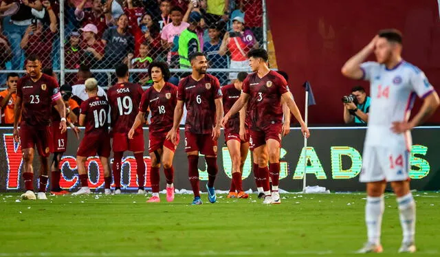 La selección venezolana goleó 3-0 a Chile en su último partido. Foto: EFE   