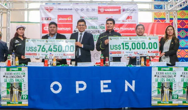  Premio total suman más de 76 mil dólares. Foto: Municipalidad de Huancayo 