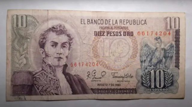 Los billetes de 1980 son los que se encuentran con más regularidad, pero los más valiosos son casi 20 años anteriores. Foto: Cambio Colombia   