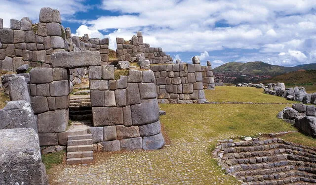  Sacsayhuamán, templo ceremonial inca. Foto: Andina   