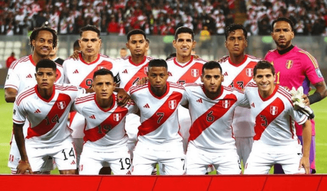 Jugadores de la selección peruana. Foto: FPF