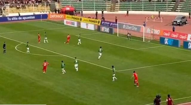 Perú vs. Bolivia. Foto: captura   