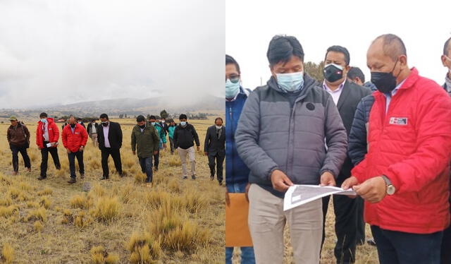 Autoridades gubernamentales de Huancavelica han realizado estudios preliminares para la construcción de un futuro aeropuert en esa región. Foto: composición LR/Gobierno Regional de Huancavelica   
