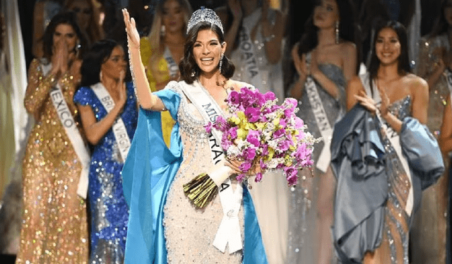 Sheynnis Palacios es coronada como la nueva reina del Miss Universo 2023. Foto: composición LR/ Telemundo   