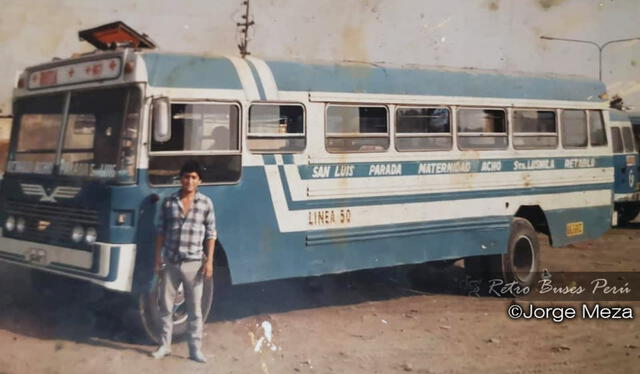 Los buses de la línea 50 son ampliamente recordados por los limeños. Foto: Buses Retro/Facebook   