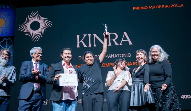 'Kinra' ganó el premio Astor Piazzolla en el Festival de Cine del Mar de Plata. Foto: cortesía   