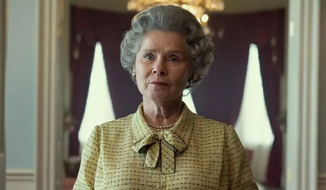 Imelda Staunton como la reina Isabel II. Foto: Netflix   
