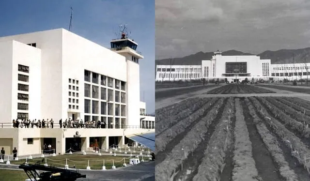 Aeropuerto Limatambo, el primero en la historia del Perú. Foto: composición LR/Facebook/Museo Aeronáutico del Perú/Tradiciones Limeñas   