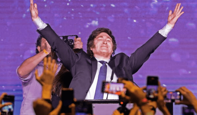 Javier Milei se convirtió en el nuevo presidente de Argentina. Foto: AFP   