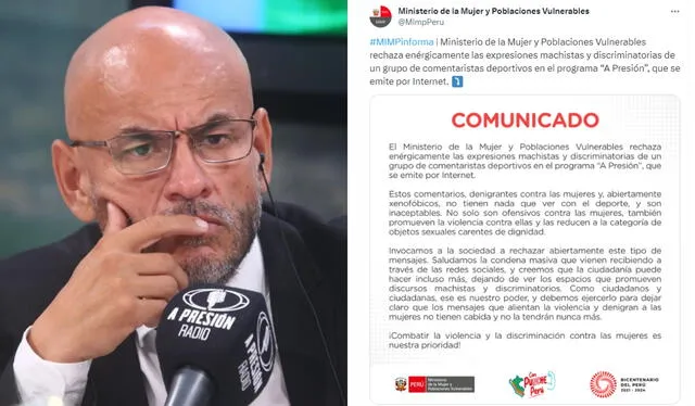 Peter Arévalo desestimó acusaciones sobre xenofobia. Foto: composición LR/captura de Instagram/X   