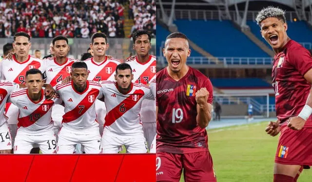 Las selecciones de Perú y Venezuela se enfrentan en un partido que tiene de local a la blanquirroja. Foto: composición LR/El Gráfico/difusión   