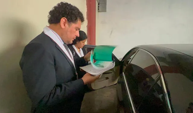 Conductor del vehículo aseguró que la unidad había sido usada por el premier. Foto: Ministerio Público   