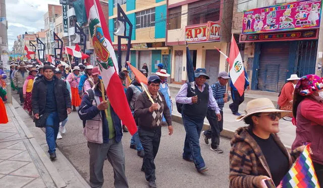  Protestas en Puno. Foto: La República. Foto: Liubomir Fernández/URPI-LR.    
