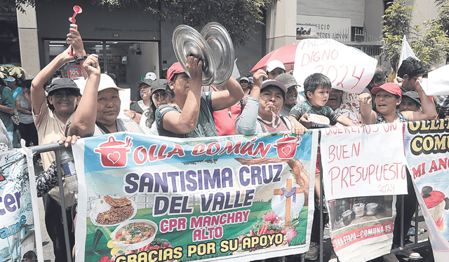  Urgencia. Las ollas comunes han sido golpeadas por la crisis. Foto: difusión    