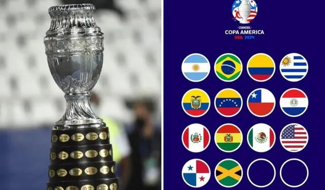  Copa América USA 2024. Composición LR   