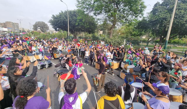 Agrupaciones se unen en la lucha para erradicar el abuso contra las mujeres. Foto: Rosa Quincho/La República   