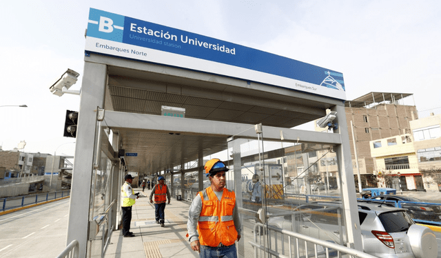 La estación Universidad se inaugurará el 15 de diciembre. Foto: Andina   