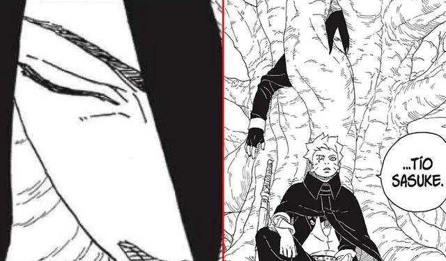 En el próximo capítulo veremos los esfuerzos de Boruto por salvar a Sasuke. Foto: composición LR/Manga Plus   
