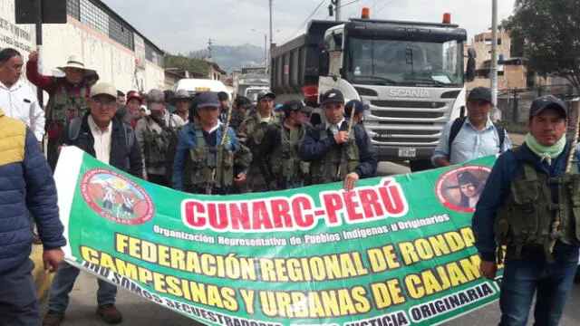 Los ronderos se organizaron para protestar. Foto: La República   