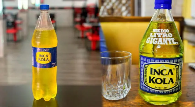 La gaseosa Inca Kola tiene varias presentaciones. Foto: composición LR