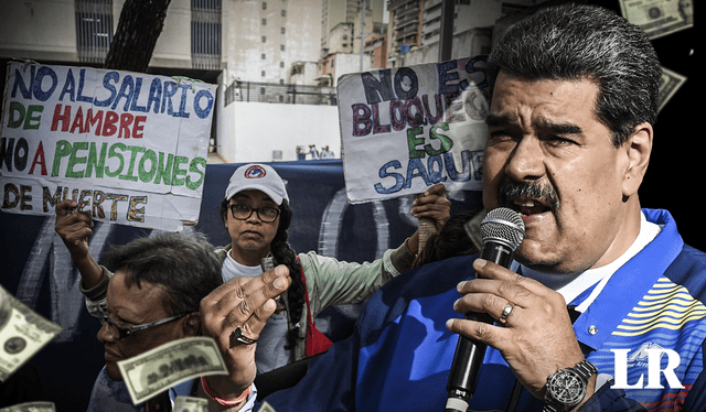 El salario mínimo no fue aumentado el 1 de mayo como solía ocurrir en años anteriores. Foto: composición LR/AFP   