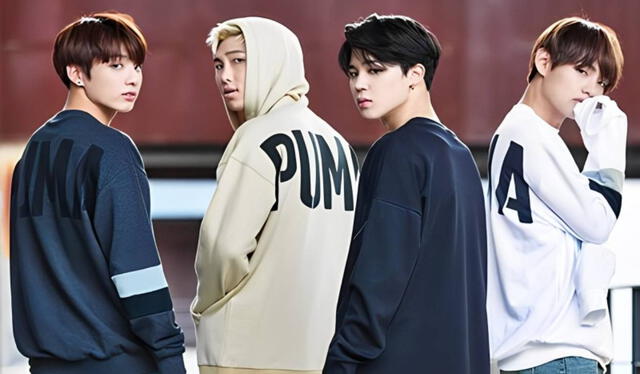 Jungkook, RM, Jimin y V son los últimos miembros de BTS en enlistarse. Foto: X/BTS_official   