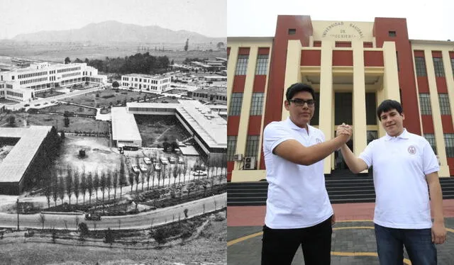 La Universidad Nacional de Ingeniería (UNI) resaltó desde sus inicios por sus notables alumnos. Foto: composición LR/Facebook/Andina   